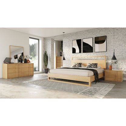 Nova Domus Berlin - Modern Natural Oak Nightstand