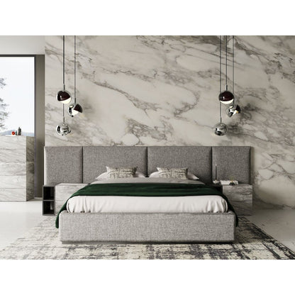 Nova Domus Maranello - Queen Modern Grey Bed
