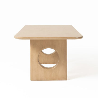 Nova Domus Oshana - Modern White Oak Dining Table