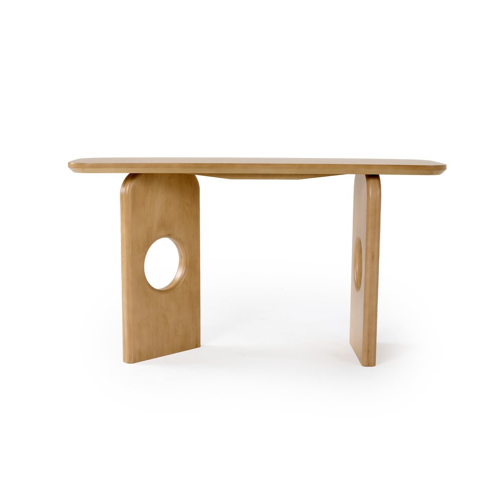 Nova Domus Oshana - Modern White Oak Console Table