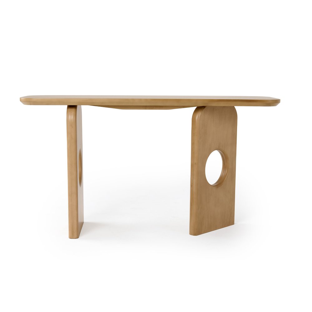 Nova Domus Oshana - Modern White Oak Console Table