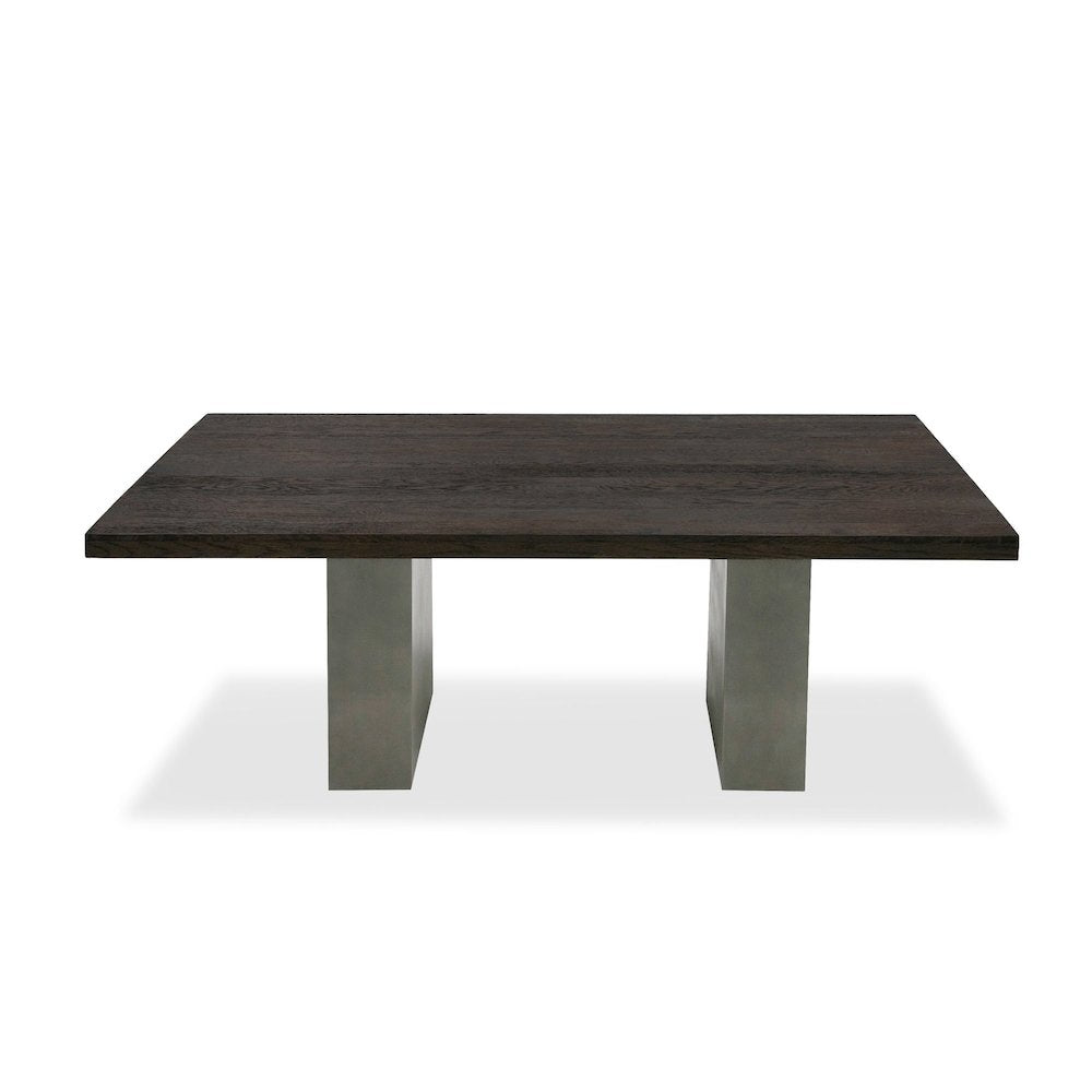 Modrest Renzo Modern Oak & Concrete 79" Dining Table