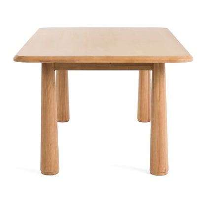 Modrest Rhea - Modern 87" Natural Acacia Rectangular Dining Table