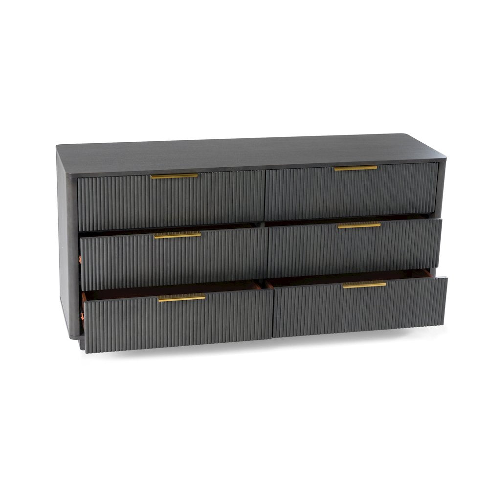 Nova Domus Santa Monica - Modern Grey Wash Dresser