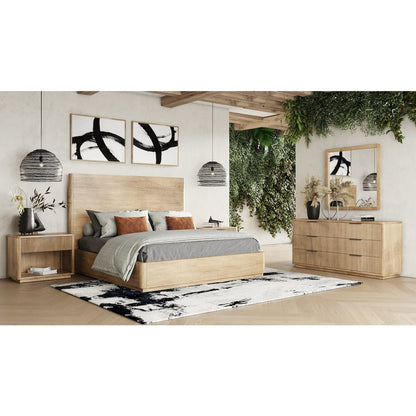 Nova Domus Santa Monica - Modern Natural Oak Nightstand