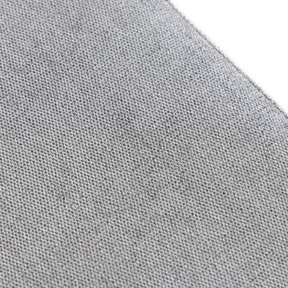 Modrest Sebastian - Modern Grey Fabric + Stainless Steel Counter Chair
