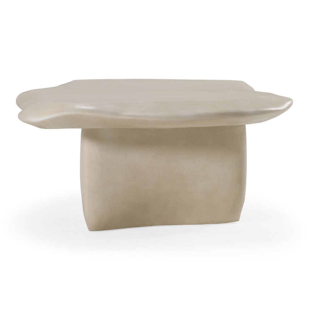 Slone - Modern Beige Concrete Coffee Table
