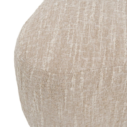 Spiro - Modern Beige Fabric Ottoman