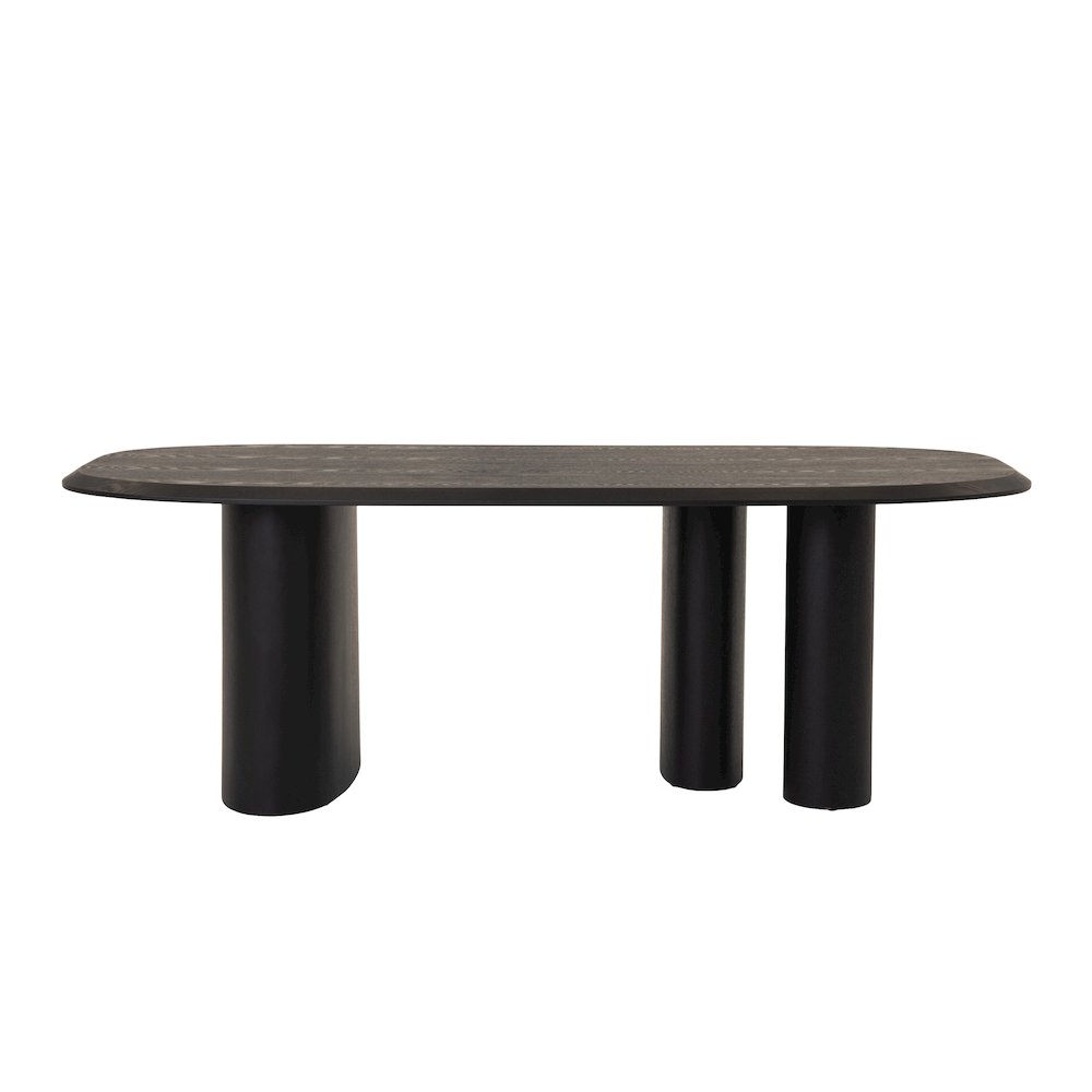 Modrest Summit - Modern 87" Black Ash Dining Table