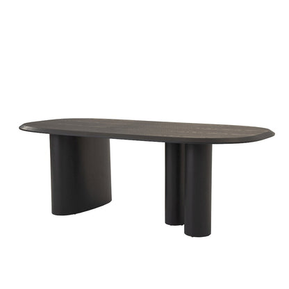Modrest Summit - Modern 87" Black Ash Dining Table