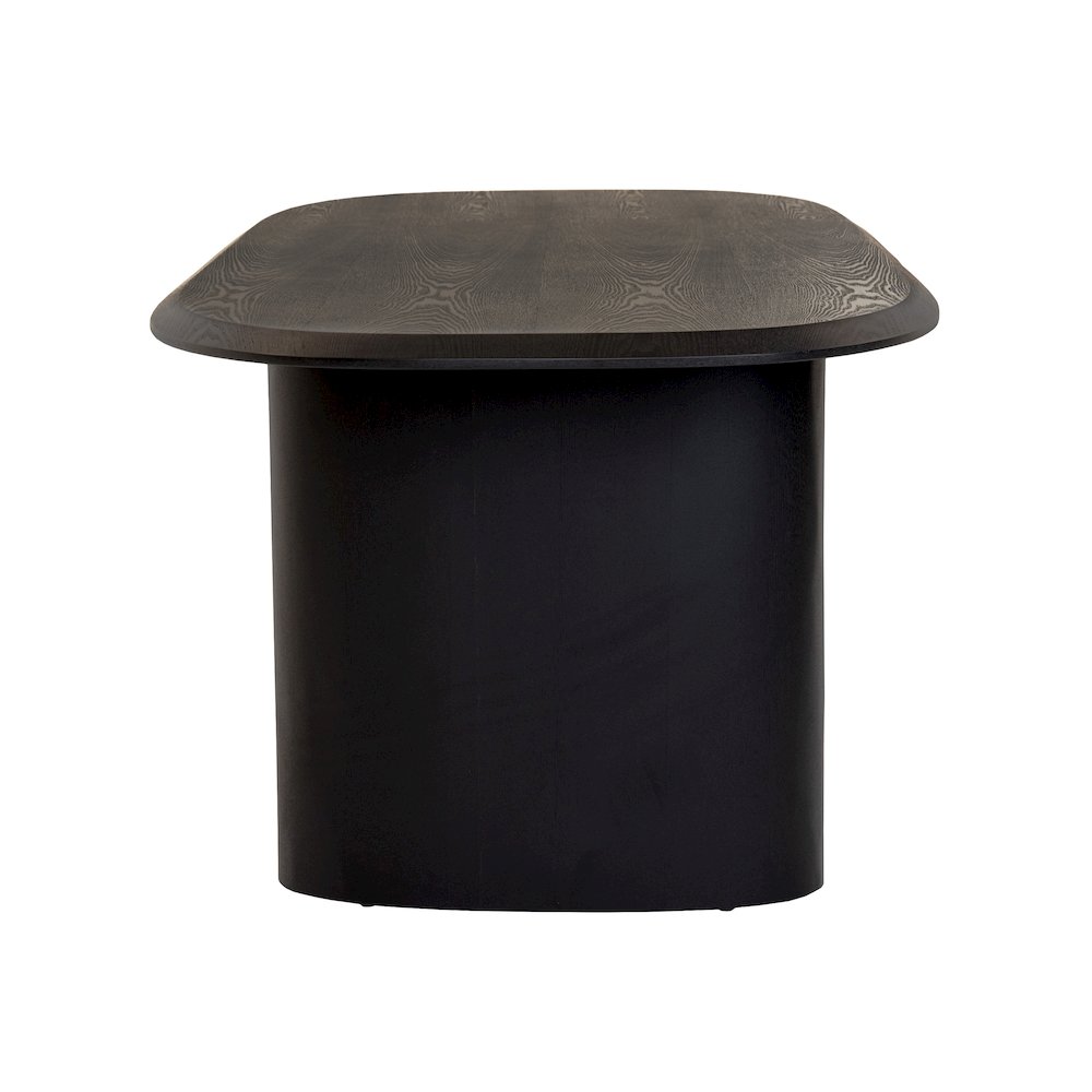 Modrest Summit - Modern 87" Black Ash Dining Table