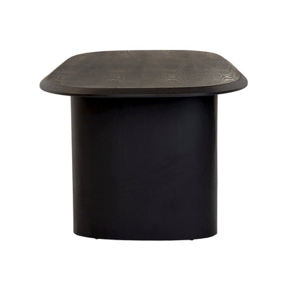 Modrest Summit - Modern 87" Black Ash Dining Table
