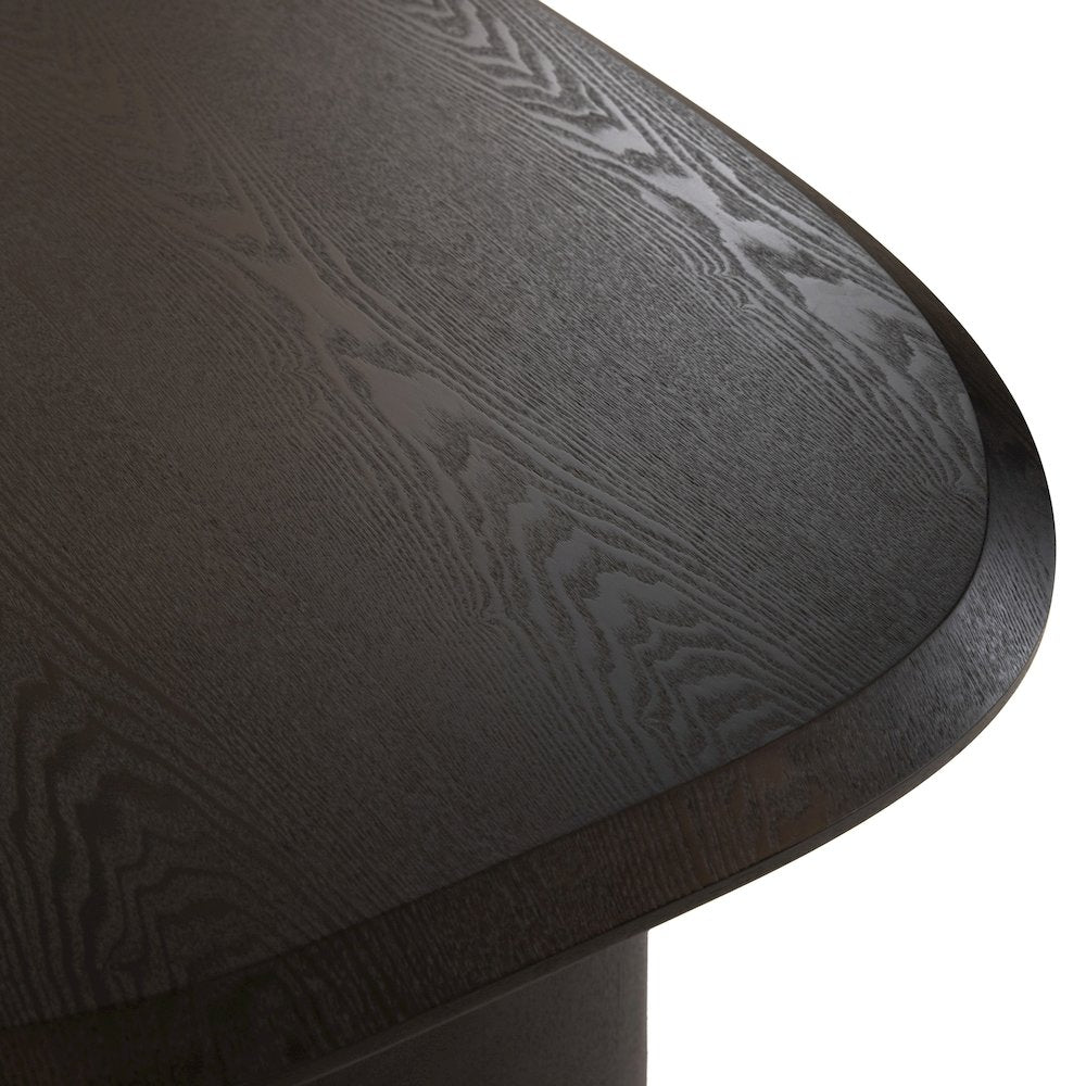 Modrest Summit - Modern 87" Black Ash Dining Table