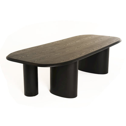 Modrest Summit - Modern 118" Black Ash Dining Table