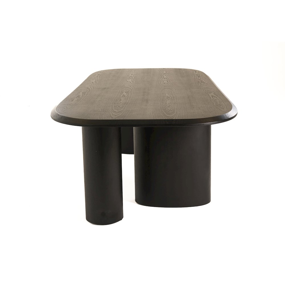 Modrest Summit - Modern 118" Black Ash Dining Table