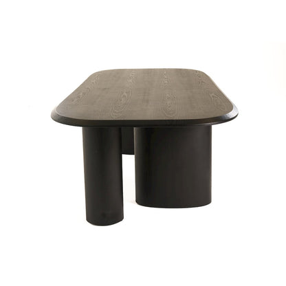 Modrest Summit - Modern 118" Black Ash Dining Table