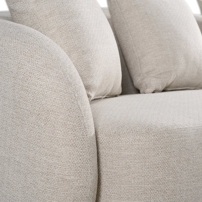 Renava Tabarca - Outdoor Beige Fabric Sectional Sofa