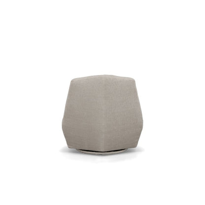 Divani Casa Tomlin - Contemporary Grey Woven Fabric Accent Chair