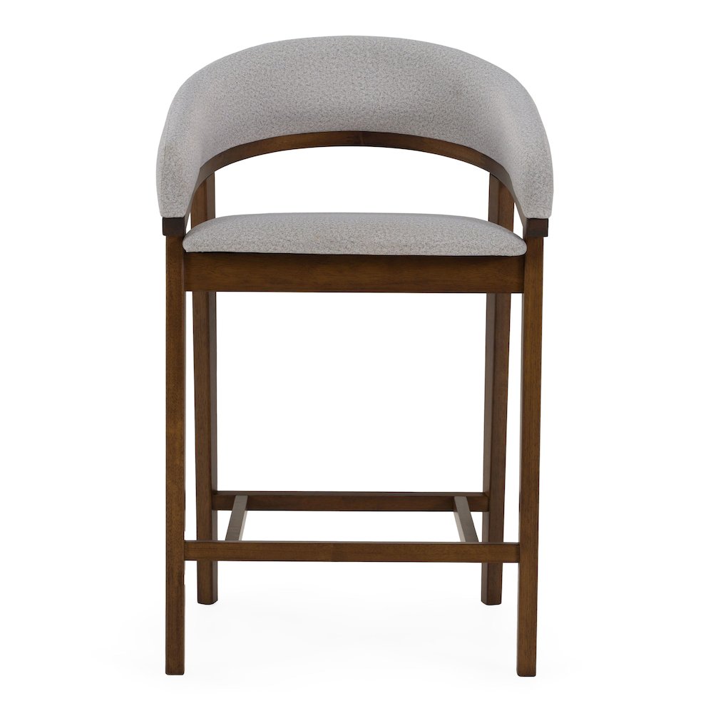 Truman - Mid-Century Modern Grey Walnut Counter Chair (Set of 2)
