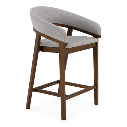 Truman - Mid-Century Modern Grey Walnut Counter Chair (Set of 2)