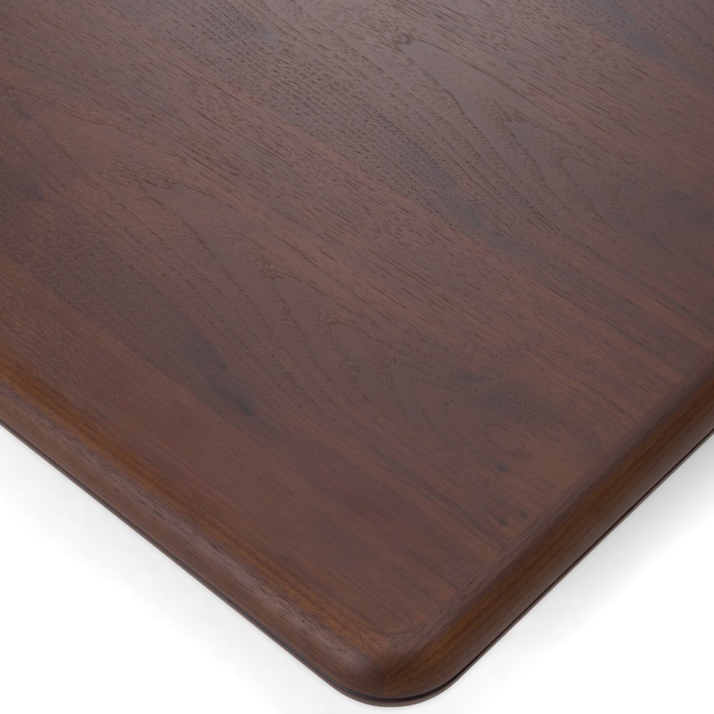 Valley - Modern Walnut Titanium Low Coffee Table