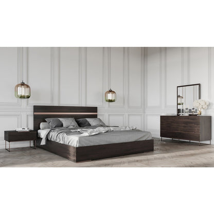 Nova Domus Benzon Italian Modern Dark Rovere Dresser