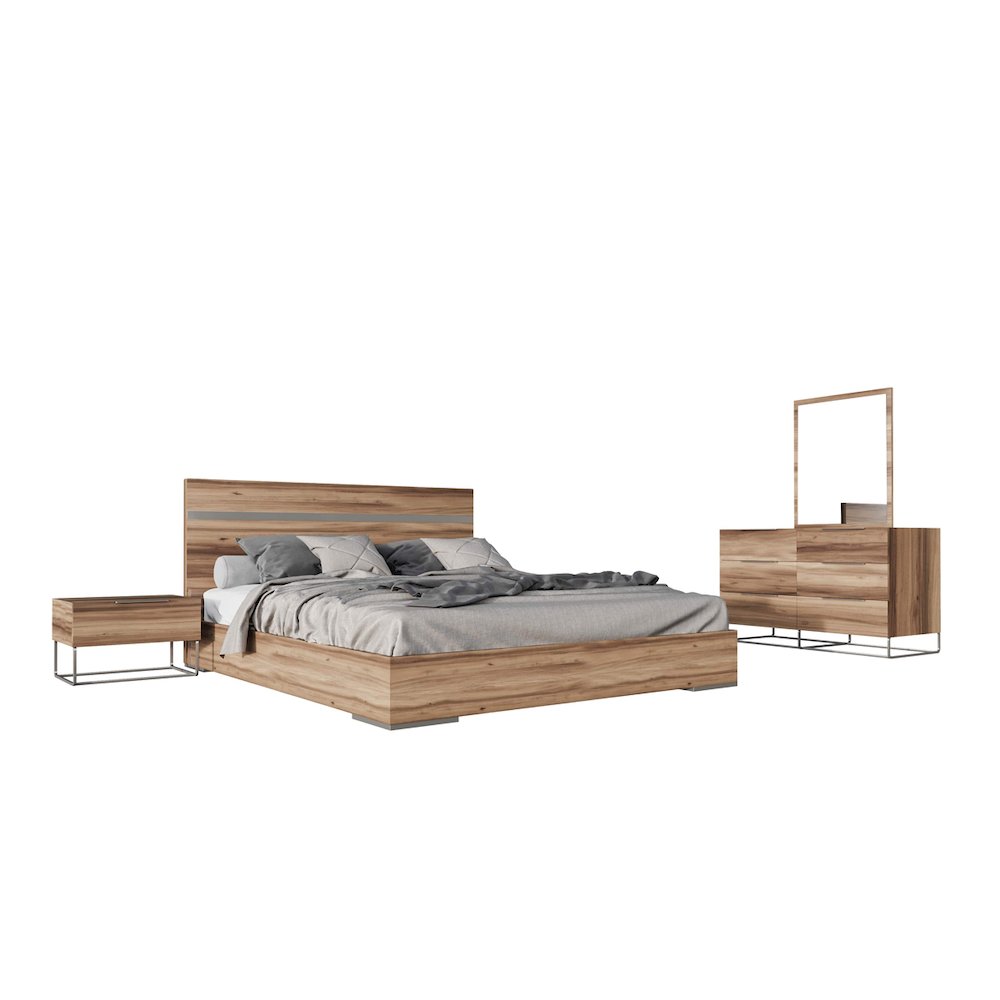 Nova Domus Lorenzo Italian Modern Light Oak Nightstand