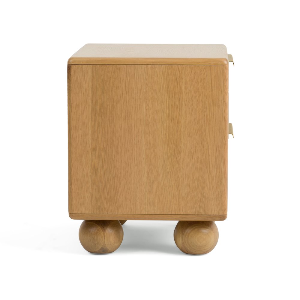Modrest Winters - Modern Natural Oak Nightstand