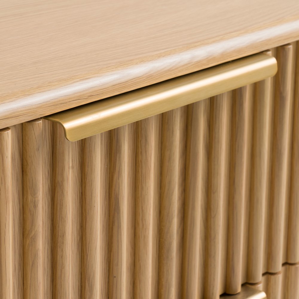 Modrest Winters - Modern Natural Oak Nightstand
