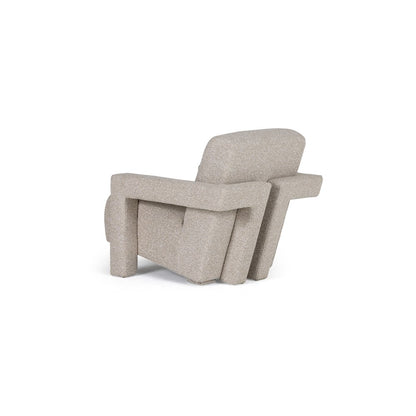 Modrest Wylie - Modern Beige Fabric Accent Chair