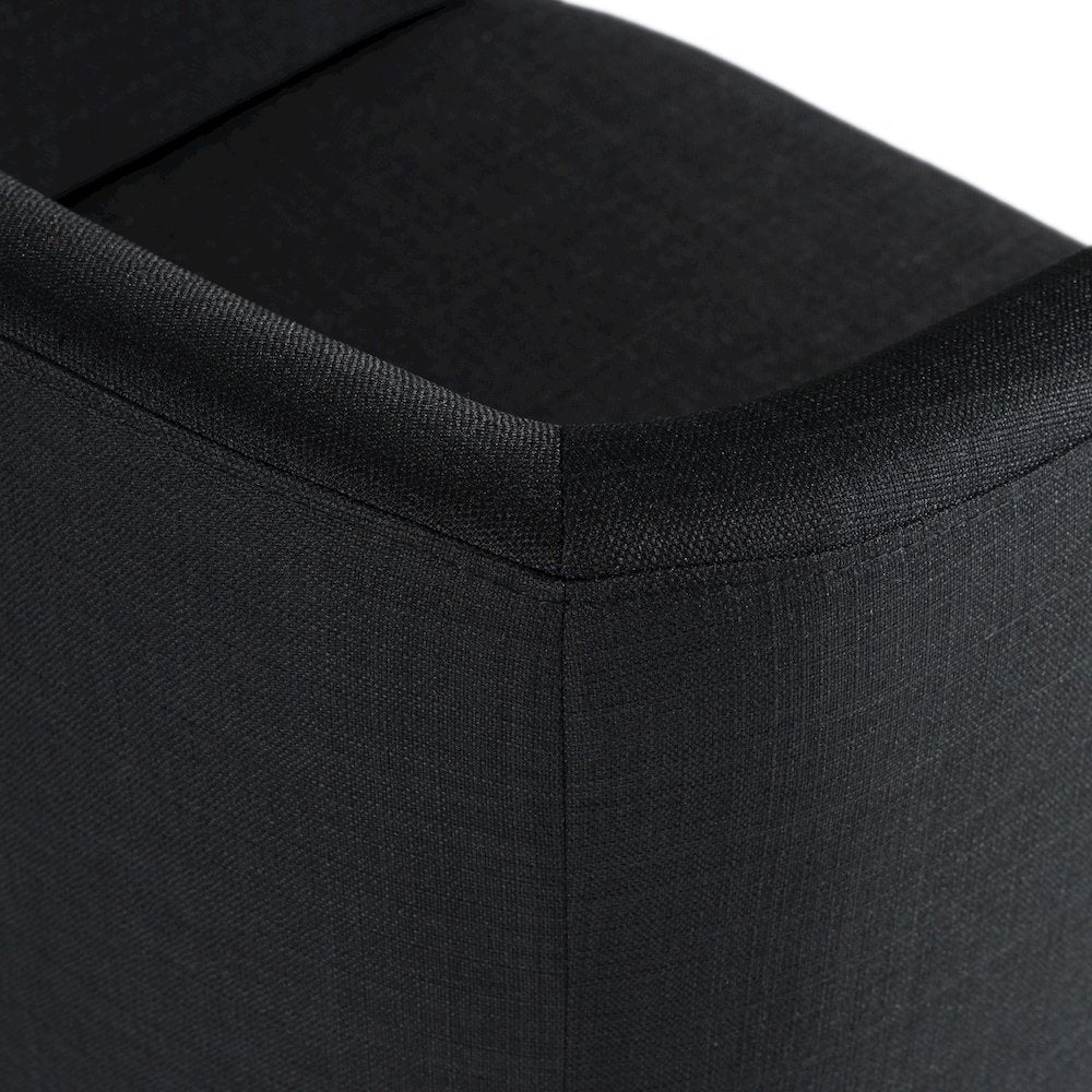 Yukon - Modern Black and Antique Brass Dining Chair