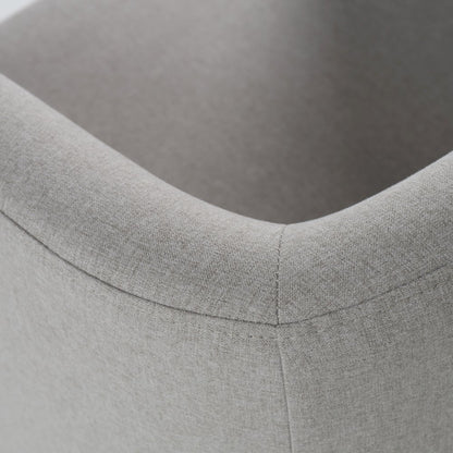 Modrest Yukon - Modern Light Grey Fabric Dining Chair