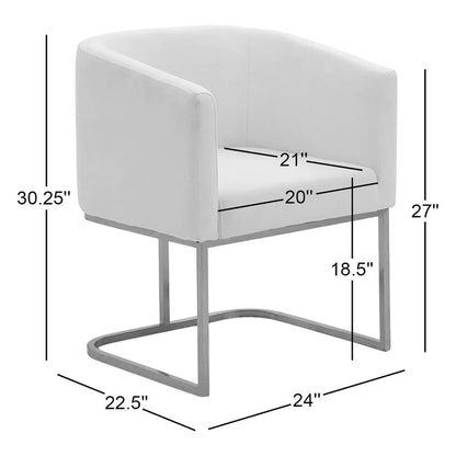 Yukon - Modern Black and Antique Brass Dining Chair