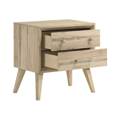 Lexicon Marrin Asian Hardwood Nightstand in Natural Oak