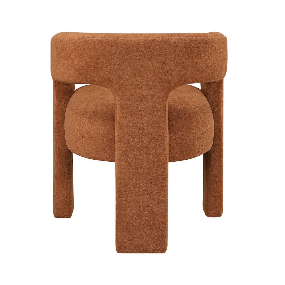 Marais Boucle Dining Chairs, Set of 2 in Orange