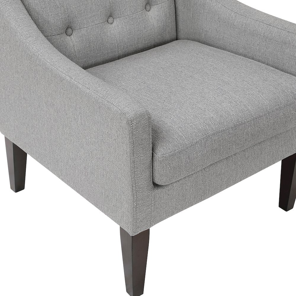 Knox Textured Accent Chair in Gray