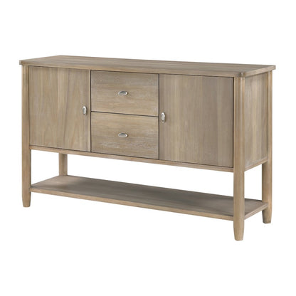 Myrna Asian Hardwood Dining Room Server in Natural