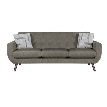 Janne Microfiber Sofa in Brown