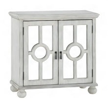 Poppy Asian Hardwood Accent Chest, Small Storage Cabinet, Antique White