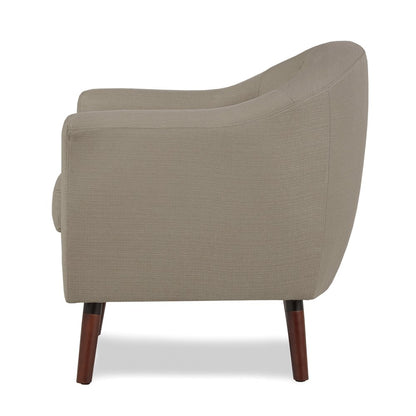 Lexicon Lucille Textured Fabric Accent Chair in Beige