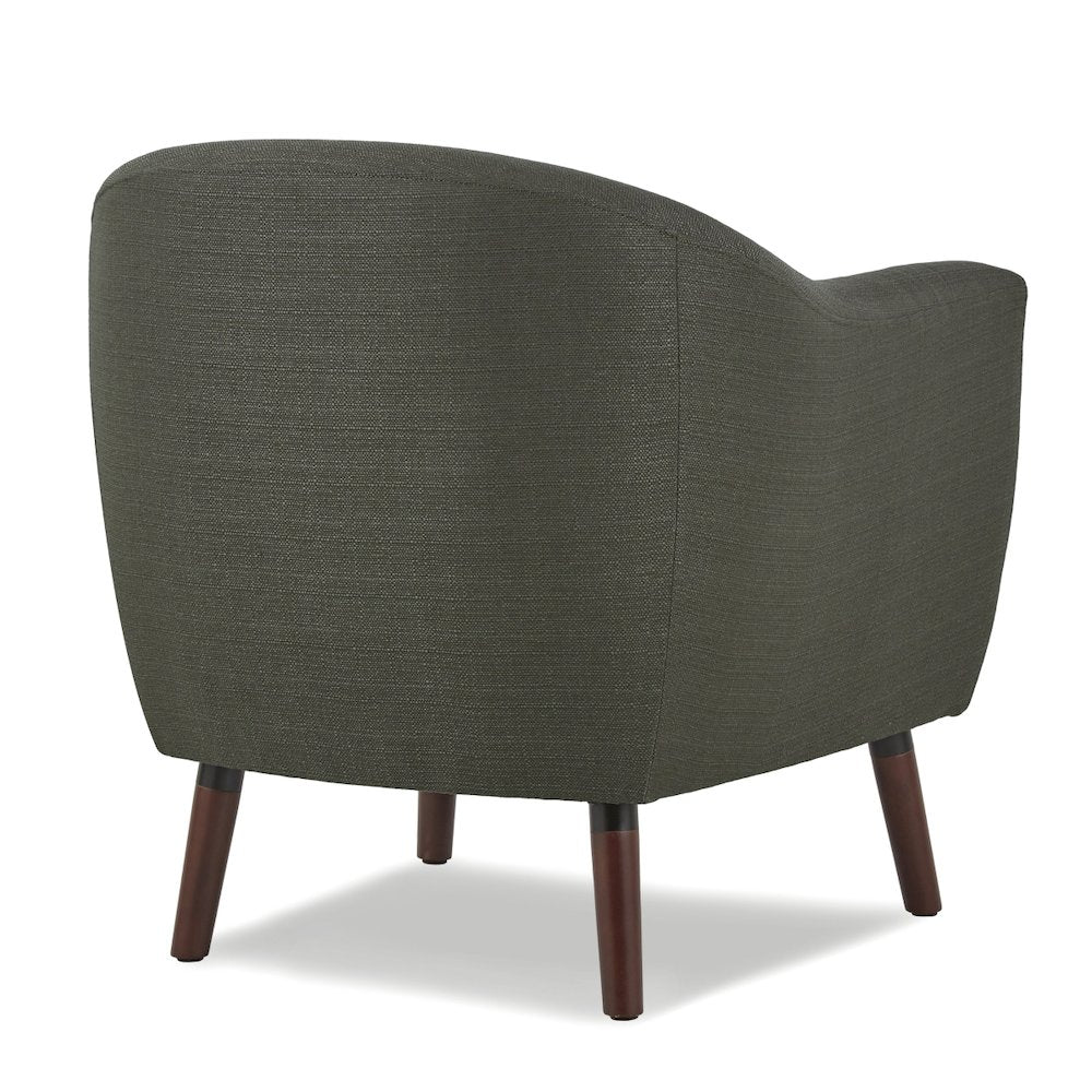 Lexicon Lucille Textured Fabric Accent Chair in Gray
