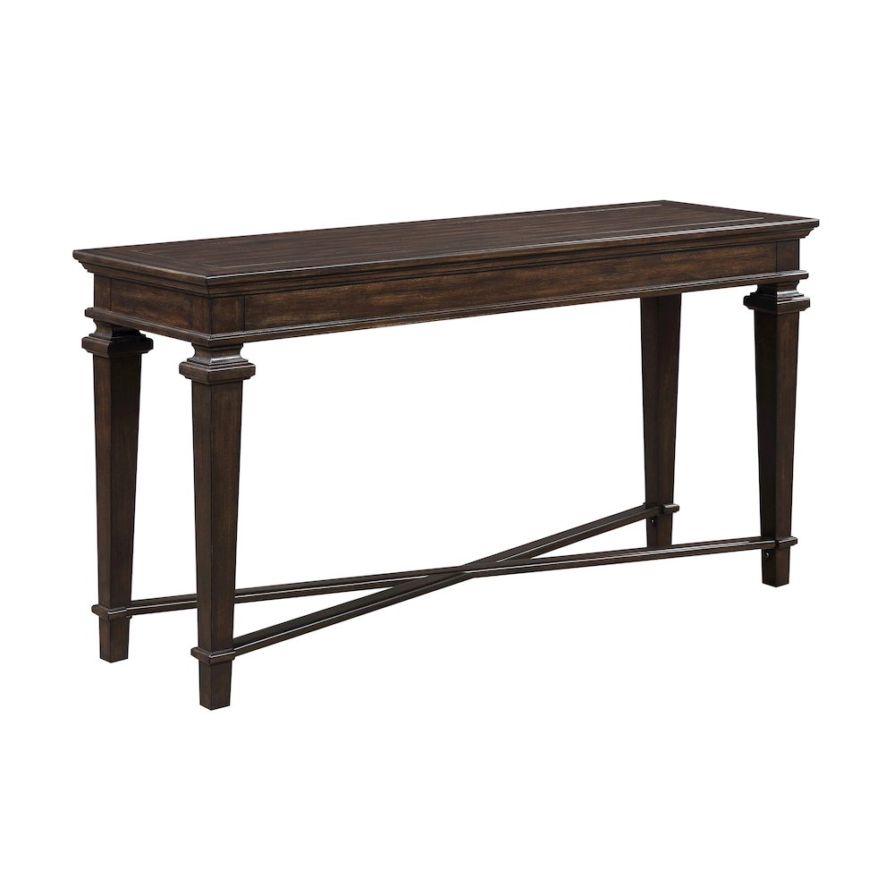 Tobias Poplar Sofa Table in Espresso