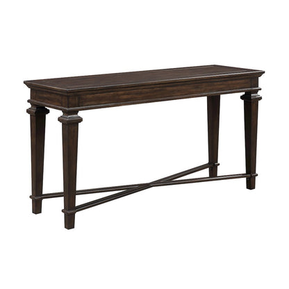 Tobias Poplar Sofa Table in Espresso