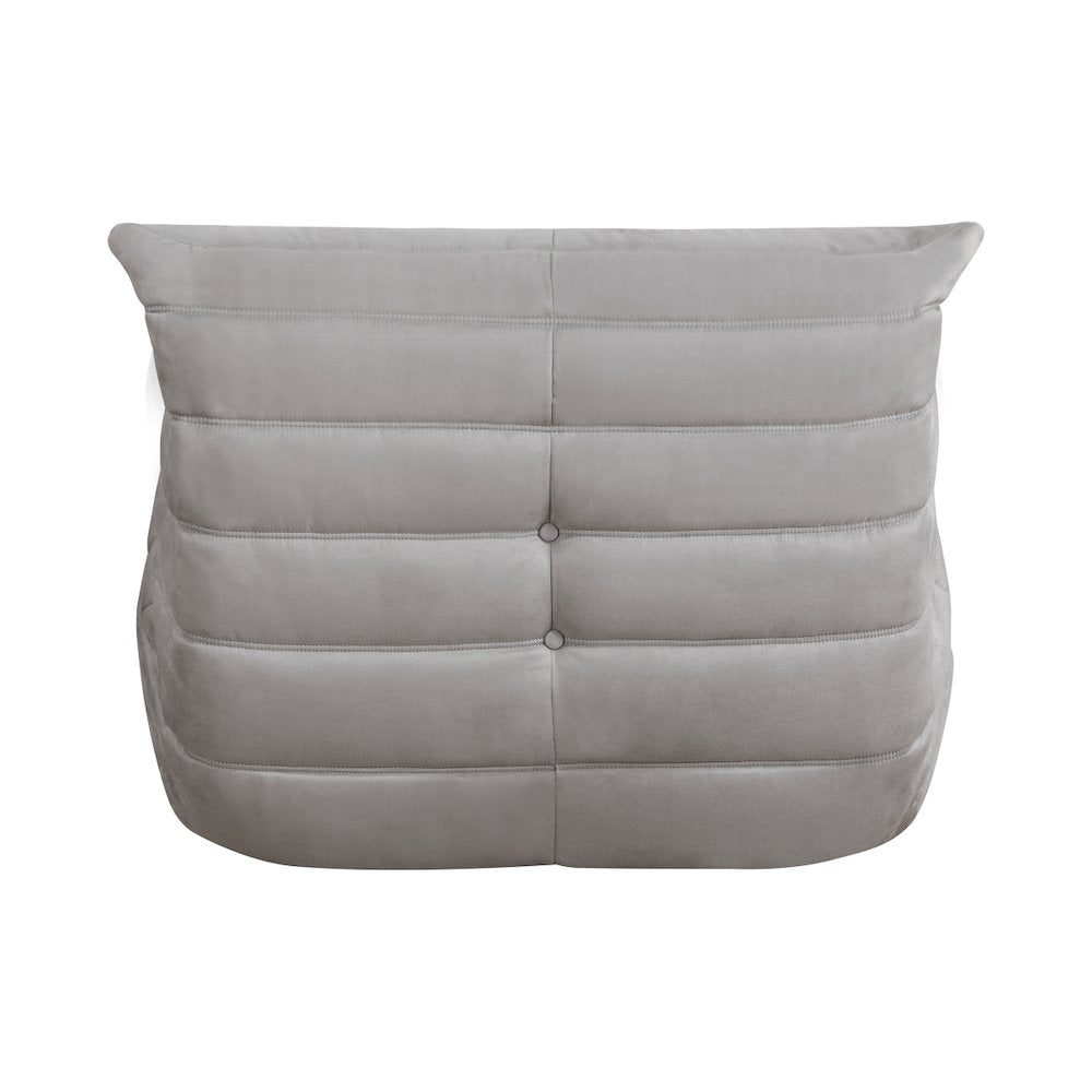 Lexicon Seven Microfiber Accent chair in Gray