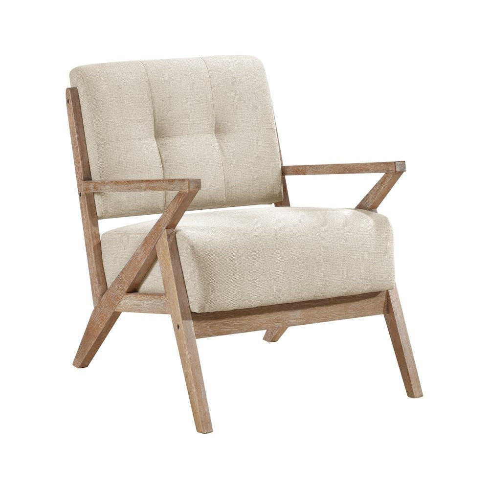 Lexicon Ollen Textured Accent Chair in Sand