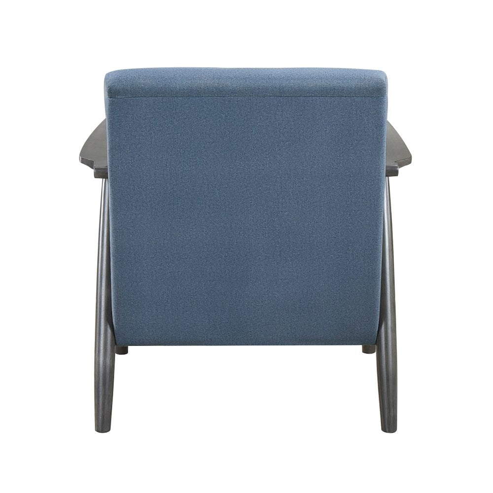 Lexicon Greeley Velvet Accent Chair in Blue