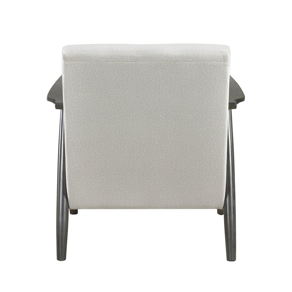 Lexicon Greeley Velvet Accent Chair in Pearl