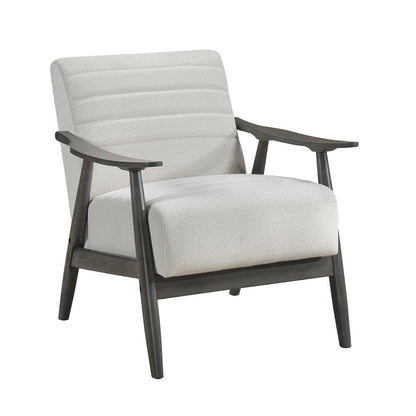Lexicon Greeley Velvet Accent Chair in Pearl