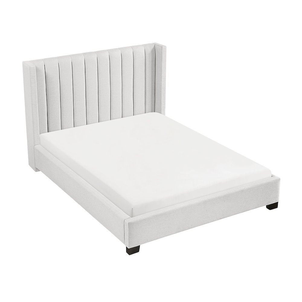 Emerson Textured Queen Bed in a Box in Beige