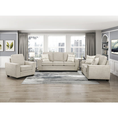 Zander Chenille Sofa in Taupe